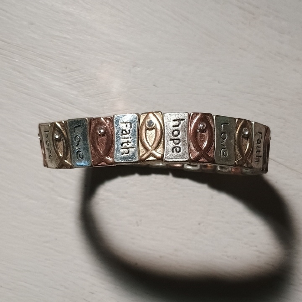 Faith and Love Inspirational Bracelet